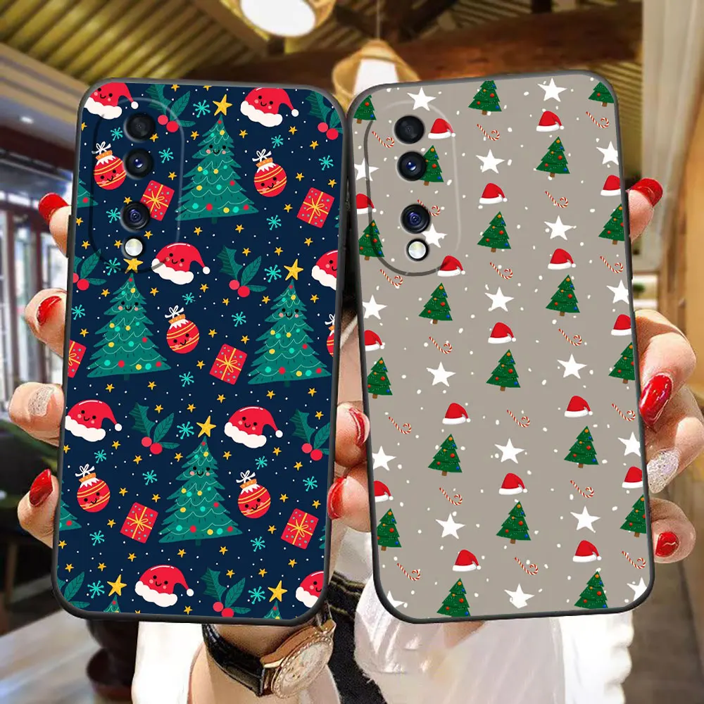 

Merry Christmas Hat Phone Case For HUAWEI NOVA Y70 3I 7I 8I 9 P30 Y9 HONOR 8X 9X 20 90 X6B X7 X7A X7B X8B X9 X9B X9A Case Capa