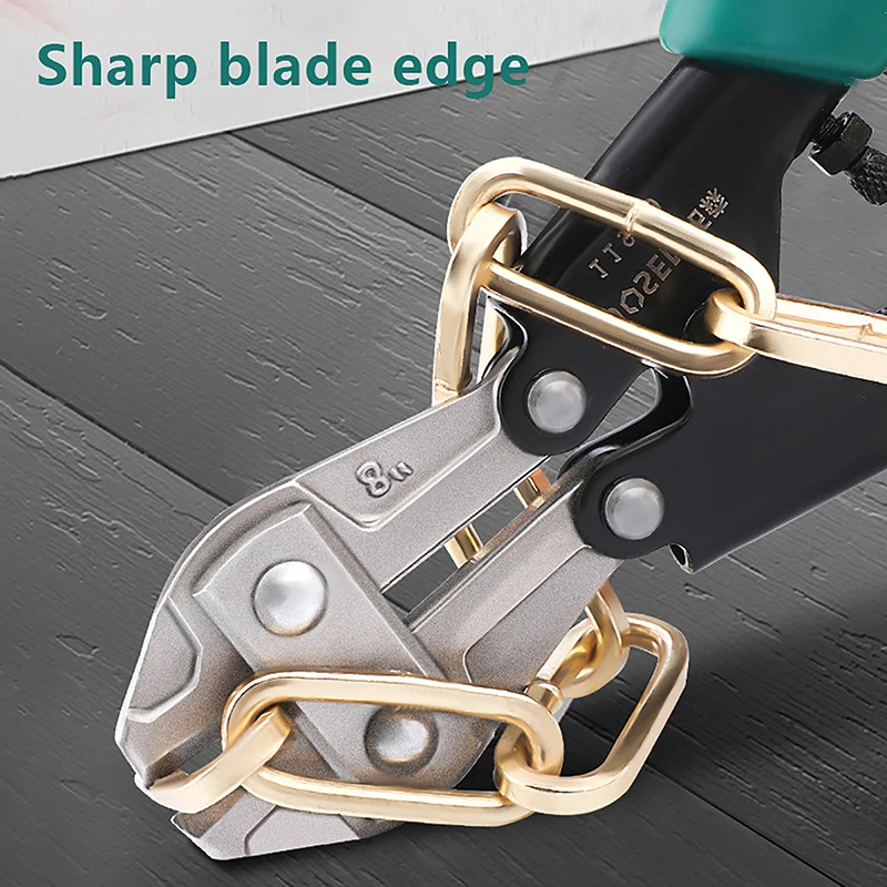 8" Mini Bolt Cutter Multitool Steel Wire Cutter Bolt Cutter Wire Rope Clamp Plier Labor-saving Multi-functional Cutting Scissors