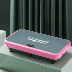 Pink Vibrating Fat Shake,Cardio Training 4d Vibration Plate Exercise Body Massage Shapers Vibration Platform Machine