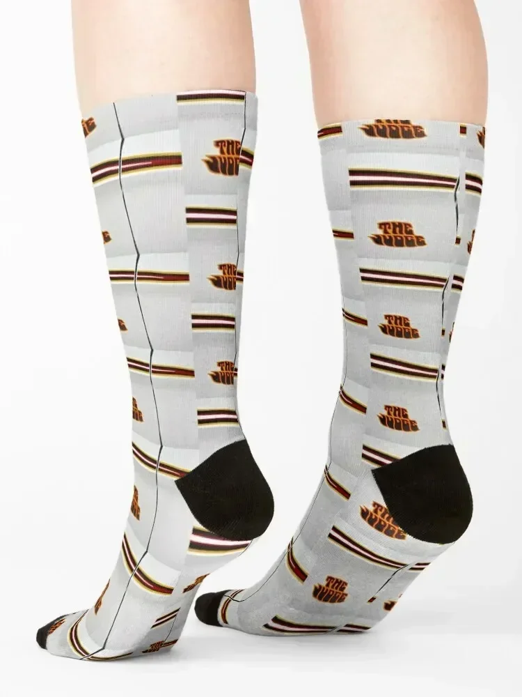 The Judge Socks New year's Antiskid soccer winter thermal funny gift Socks Women Men's