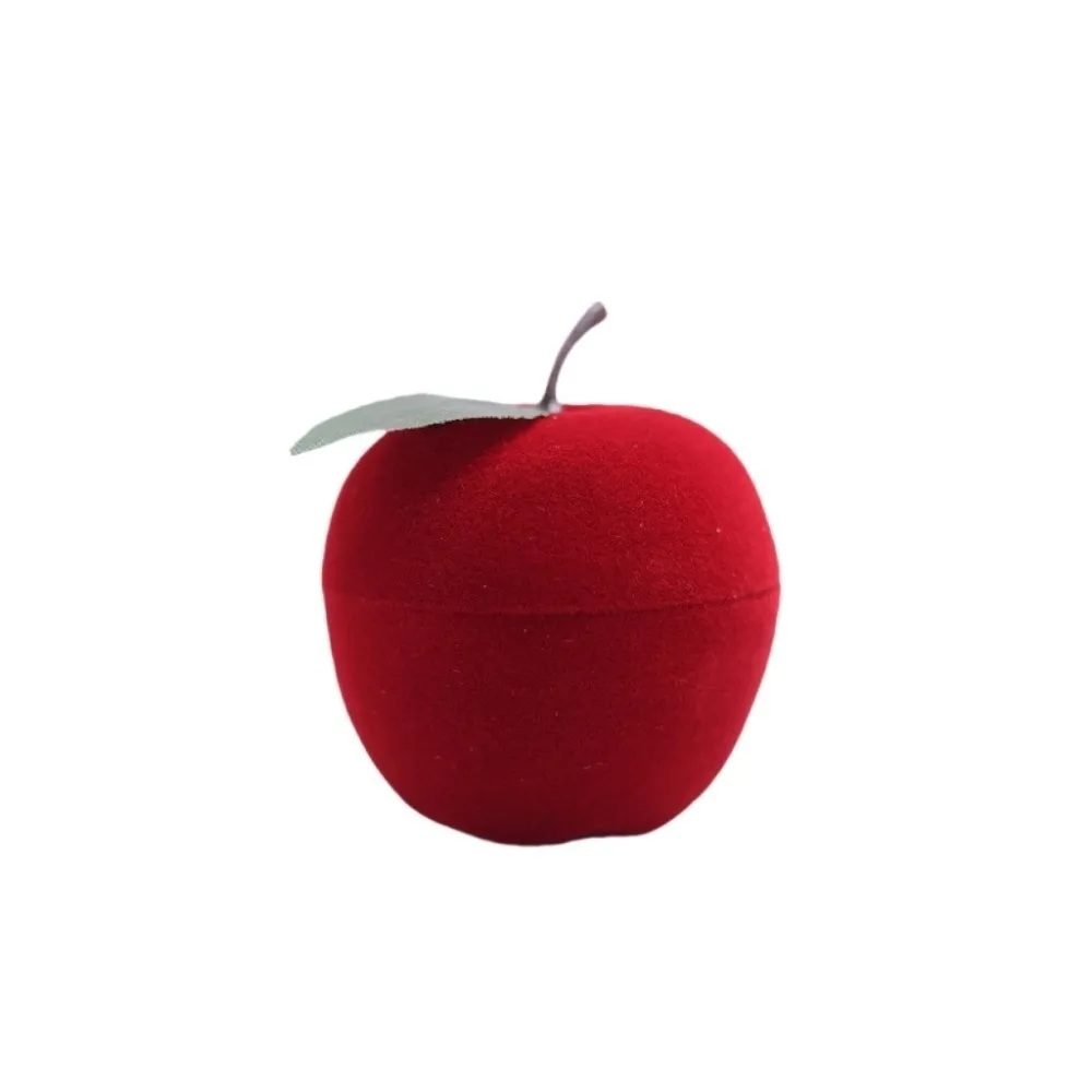 

Storage Anti-collision Cherry Necklace Organizer Grape Strawberry Fruit Ring Box Peach Pineapple Flocked Jewelry Box Couples