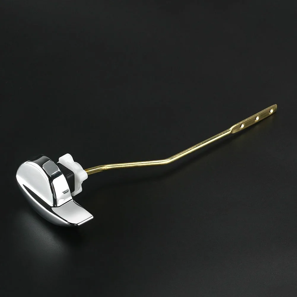 23 Functional Hardware for Your Toilet Easy Installation Side Mount Toilet Flush Lever Handle Angle Copper Finish Handle