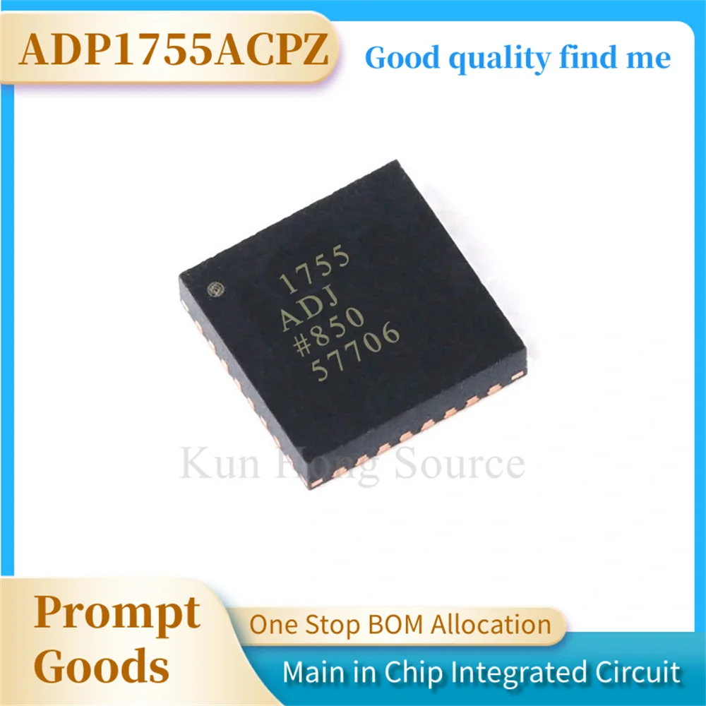 1PCS/LOT 100% NEW ADP1755ACPZ ADP1755ACP ADP1755AC ADP1755A ADP1755 LFCSP-16 Chipset