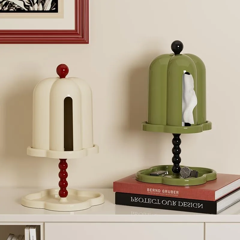 

Красивая коробка для салфеток для дома, коробка для бумажных салфеток для гостиной, настольная коробка для бумажных рулонов, двухслойная полка, пылезащитная коробка для бумаги, высококачественная коробка для бумаги.