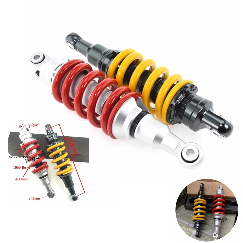 285mm Motorcycle Central Shock Absorber Rear Suspension For Honda CB190R/X Yamaha R25 R3 MT-03 BMW G310R/GS KTM RC390 APR GPR150