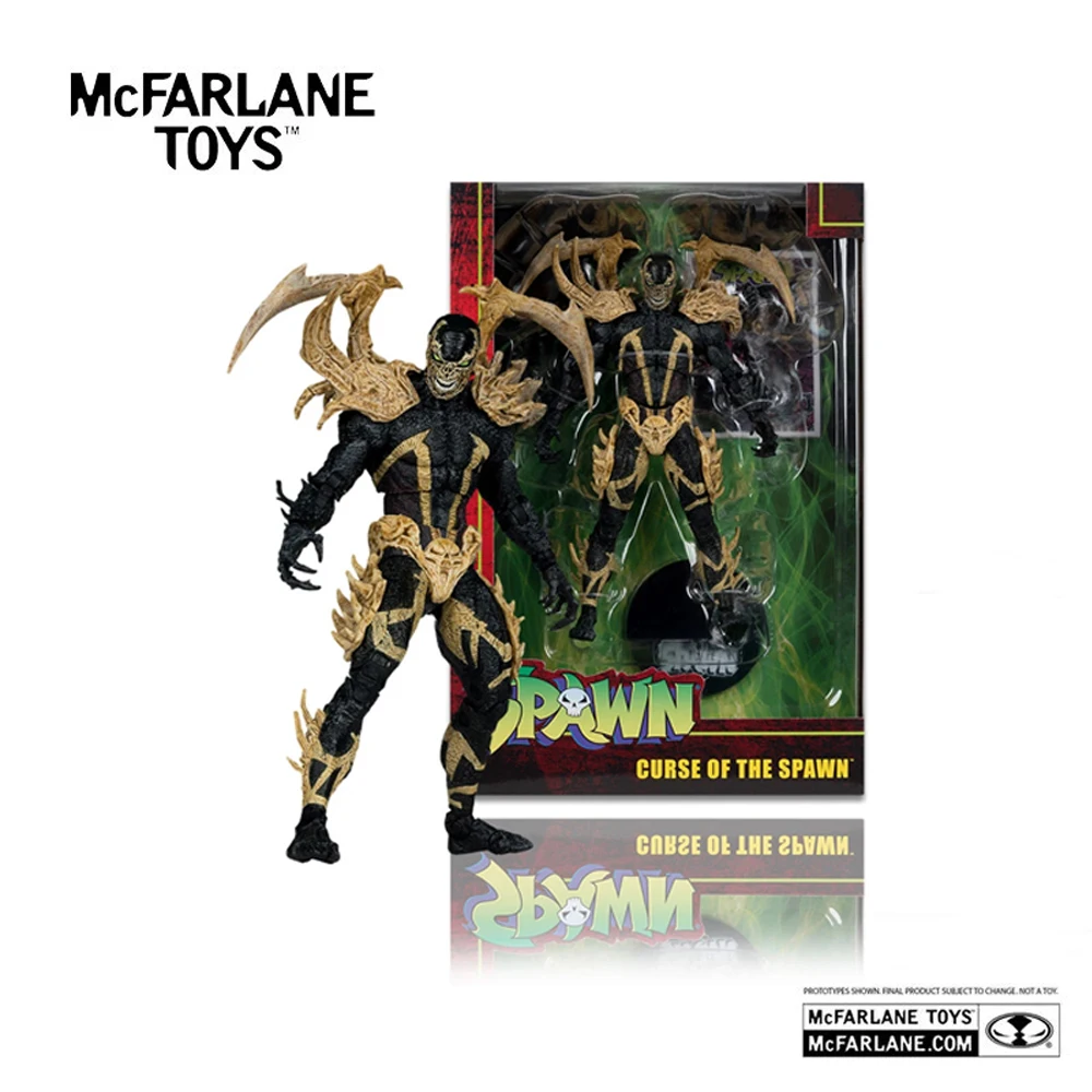 Figura de Acción Mcfarlane Toys Curse Of Spawn de 7 Pulgadas, Modelo Wv9 Spawn, Kit de Garaje
