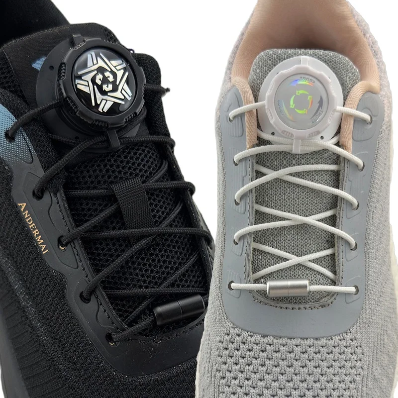 no tie shoelaces Automatic Shoelaces Without ties Install simple Swivel Buckle Laces Thick Rope Tennis Sneakers Shoelace