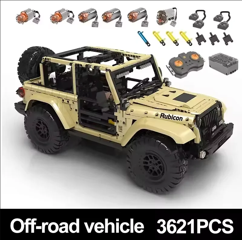 Mould King 13184 MOC Technische APP/RC Motorisierte Geländewagen Bausteine Sport Fahrzeug SUV Ziegel Weihnachtsgeschenk für Jungen Kind