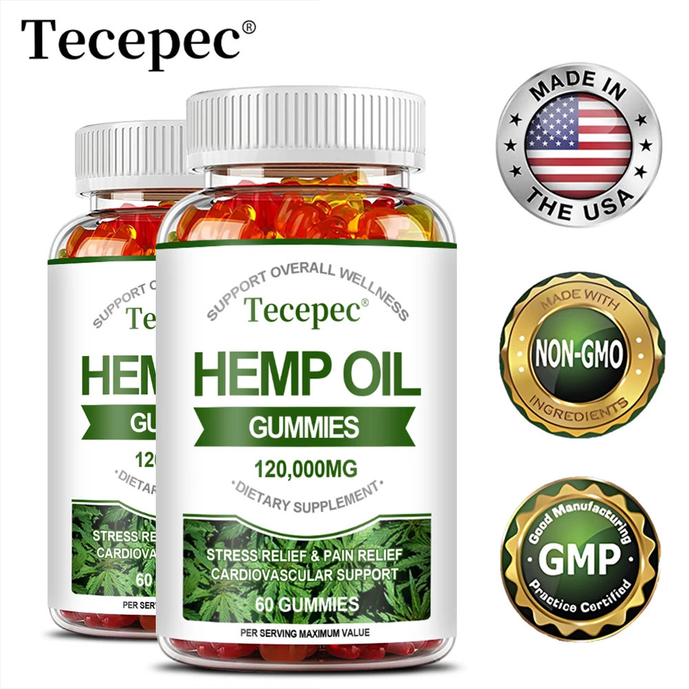 

For Mood, Stress, Pain, Joint and Cardiovascular Health Support - 120,000 Mg, 60 Gummies