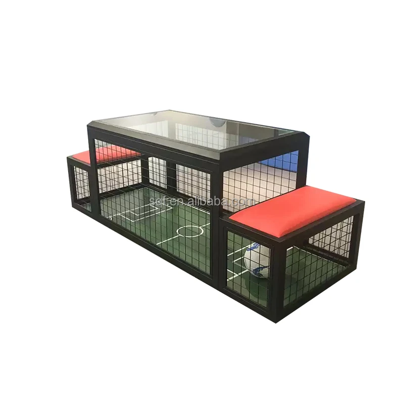 

S.Q.F Commercial Interactive Foosball Table Coin Operated Indoor Football Game Table