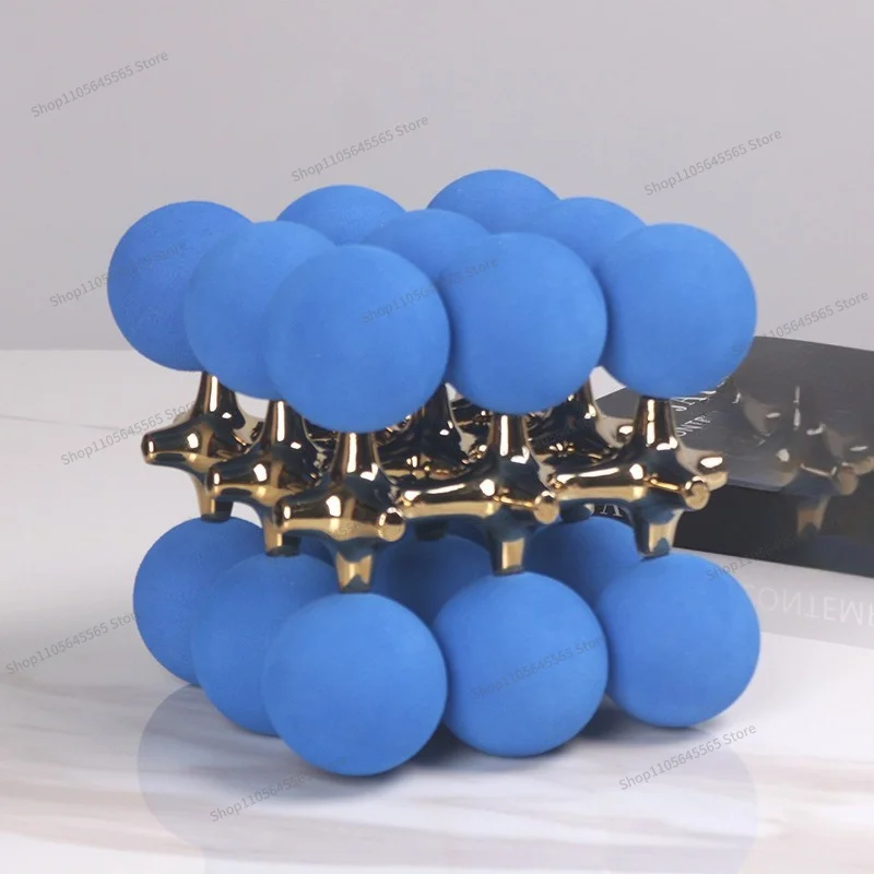 Simple and Modern Resin Geometric Spherical Soft Decoration for Home Crafts and Ornaments