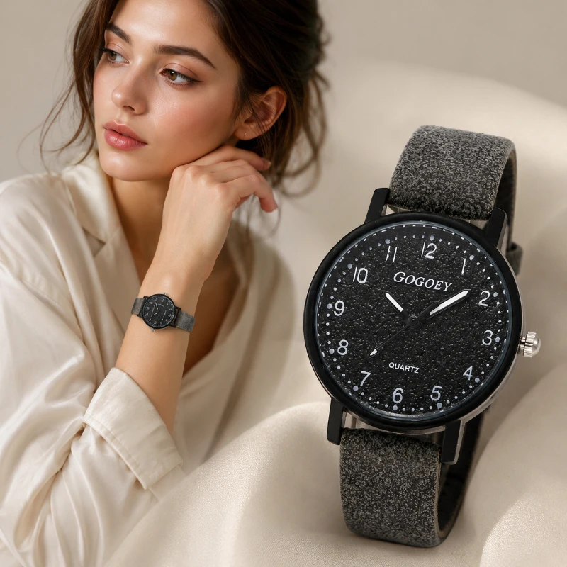 Simple Women Watch Casual Leather Strap Analog Quartz Watches for Woman Fashion Ladies Wristwatch Clock Gift Relogios Feminino
