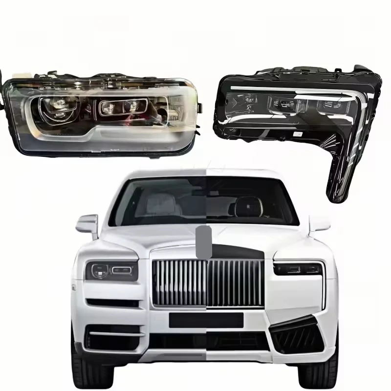 For Rolls-Royce Accessories Bodykit 2018 Upgrade 2025 Exterior Lamp Cullinan LED Headlights Custom Fit for Optimal Performance