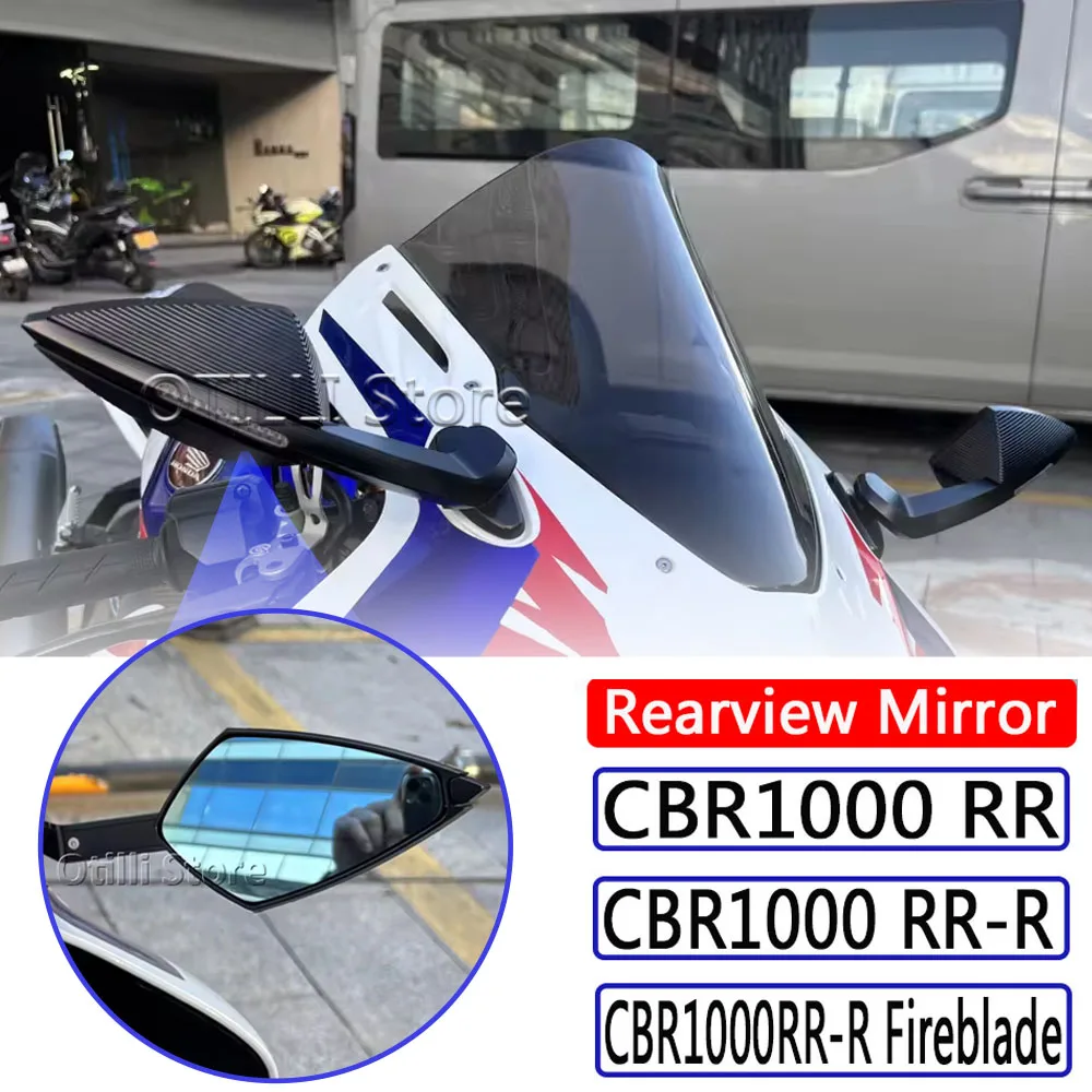 

For Honda CBR 1000 RR-R RR 2019-2025 CBR1000RR CBR1000RR-R Fireblade Motorcycle Rearview Mirrors With Turn Signals LED Kit