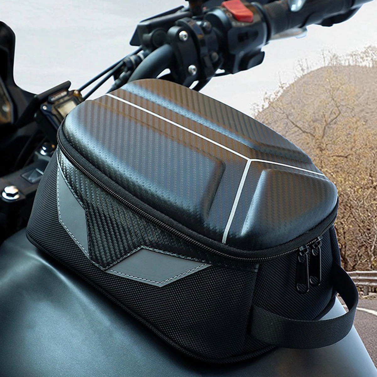 Magnetic Tank Bag - Motorcycle Tank Bag Magnetic Waterproof Motorbike
