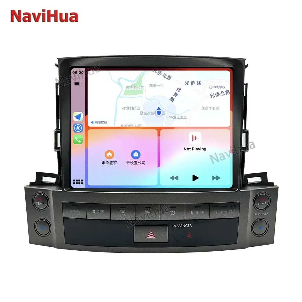 

Navihua 10.4" Multimedia Video Player Navigation Vertical Touch Screen Car Radio For Lexus LX570 2007-2013 Auto Video Wireless