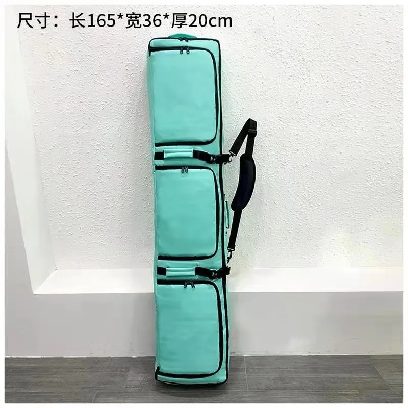 Dry Wet Separation Ski Board Backpack Luggage Wheel Mounted Shoulder Ski Equipment Bag Checked Baggage Outdoor Travel Bag view 3