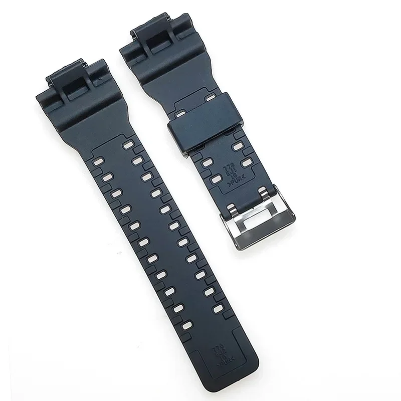 16mm Resin Strap for Casio GD120 GA100 GA-110 GA-100C Silicone Bracelet Replacement Black Sport Waterproof Watchband Accessories