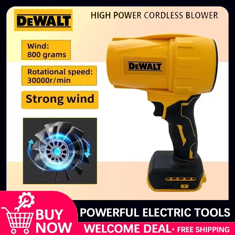 dewalt-tool-30000rpm-ブラシレスエアブロワー-コードレスターボファン-ハンドヘルド強力ファン-ドライヤー-20v-充電式ダストブロワーツール