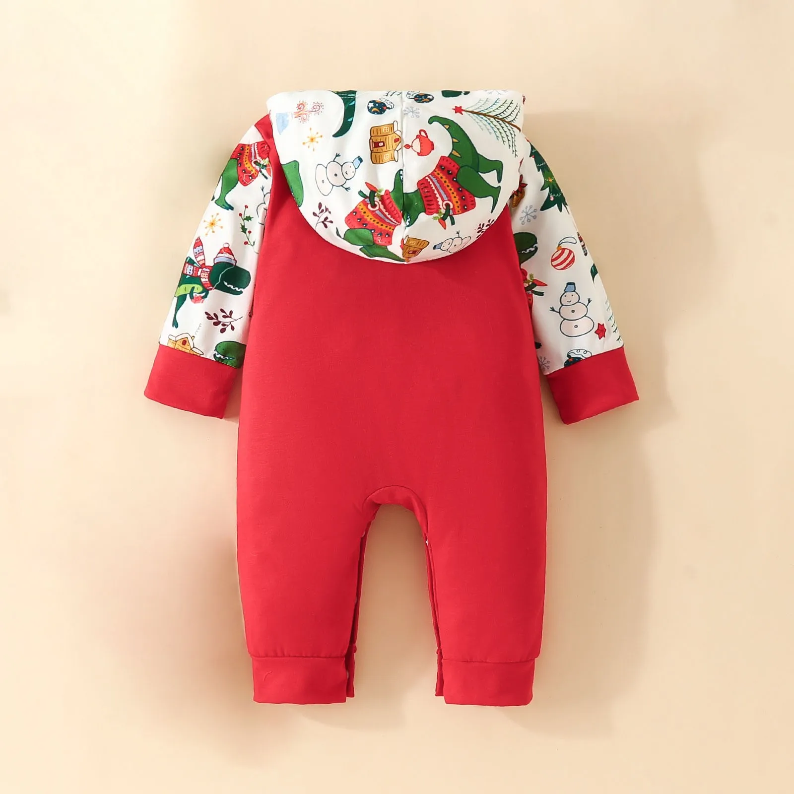 Newborn Baby Girls Boys Christmas Outfits Long Sleeve Romper Bodysuit Xmas Baby Take Home Outfits Smocked Baby Girl Clothes