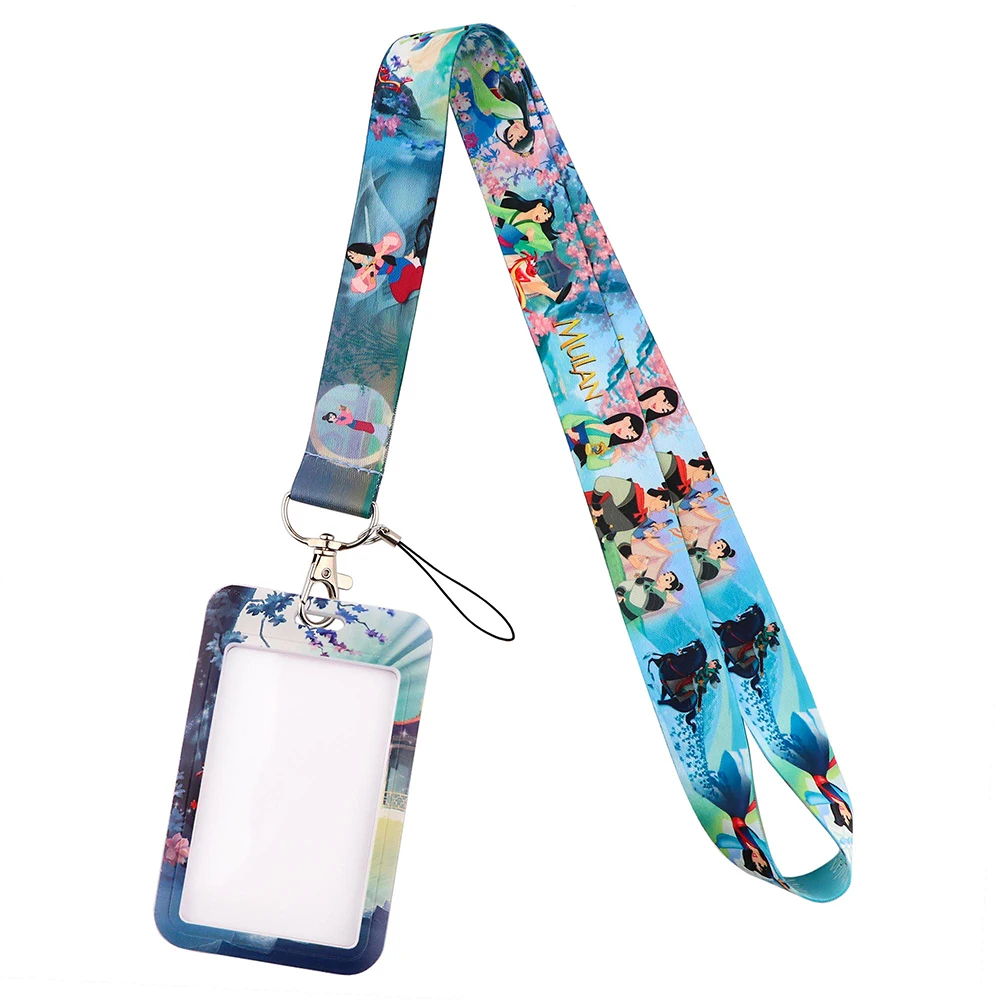 Aliz ben Meseország credential jogosultja Hercegnő nyakú szíj lanyards számára kulcs igazolvány rty edzőterem USB Jelvény jogosultja Kulcskarika kiegészítők Adomány