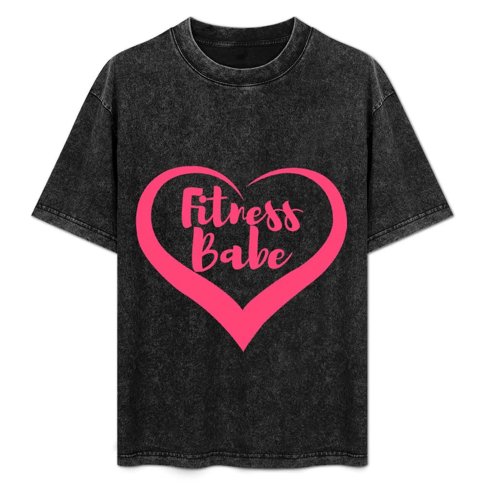 

Fitness Babe T-Shirt Regular Fit Plain Tee Shirt