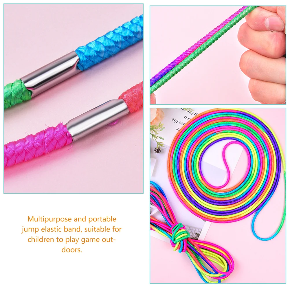 

Elastic Jump Rope Jumping Cotton Plastic Girls Skipping for Fitness Toys