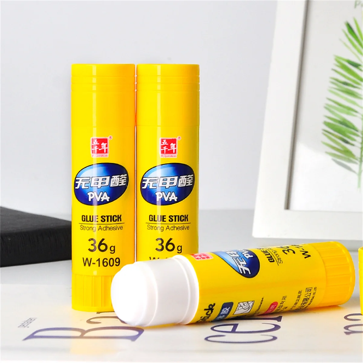 5pcs Korean-Style Stationery Office 9g Solid Glue Student Handmade Solid Glue White High Adhesive Glue Wholesale