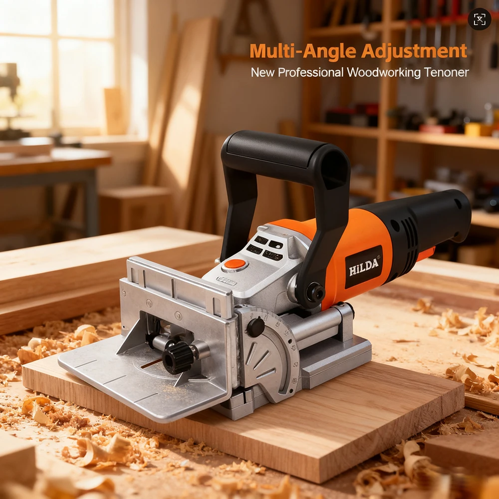 

760W Woodworking Jointing Machine Biscuit Jointer Grooving Planking Machine Tenoner Splicing Machine Panel Jointer Panel Opener