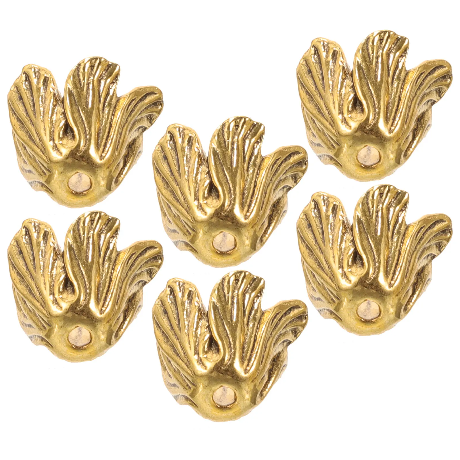 

6Pcs Metal Flower Bead Caps Jewelry DIY Accessories Necklace Bracelet Making Crafts Supplies Bead Caps DIY Supplies
