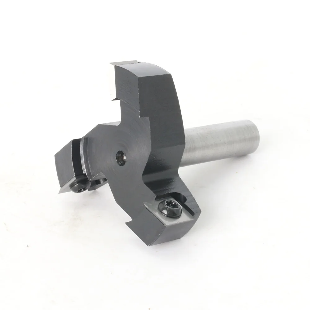 Imagem -03 - Fresa para Madeira Ick-cnc Cortadora Face-top Broca Inferior Spoilboard Estilo Inserção com Haste 12 12 mm