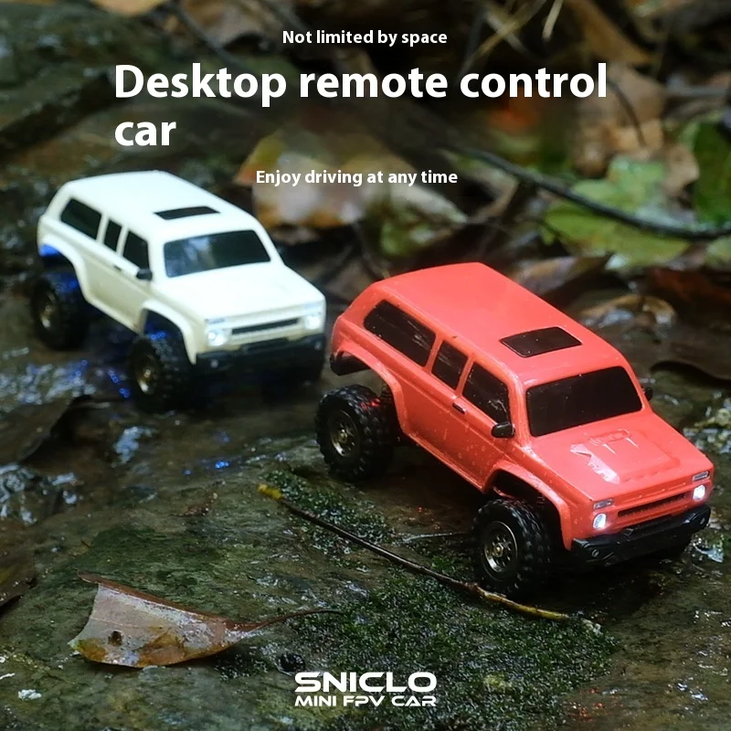 Sniclo-Mini voiture télécommandée Fpv d'escalade de simulation, véhicule tout-terrain, jouet de bureau, cadeau d'anniversaire Enano, 4 roues motrices, Rc