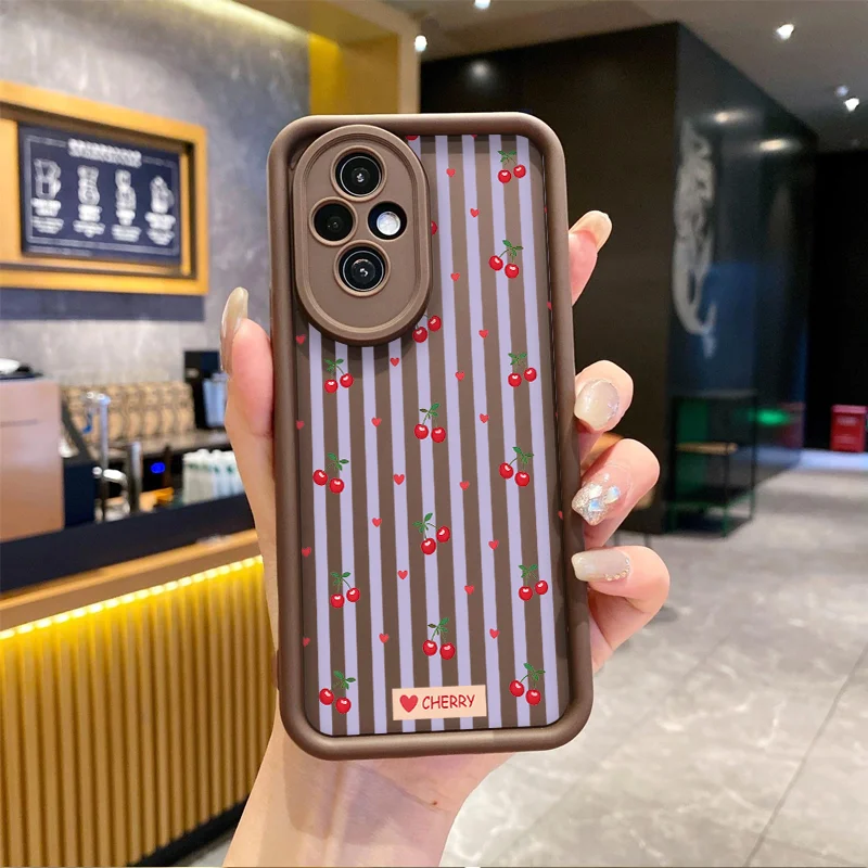 Cartoon Red Cherry Heart Strip - Phone Cases Cherry review and price
