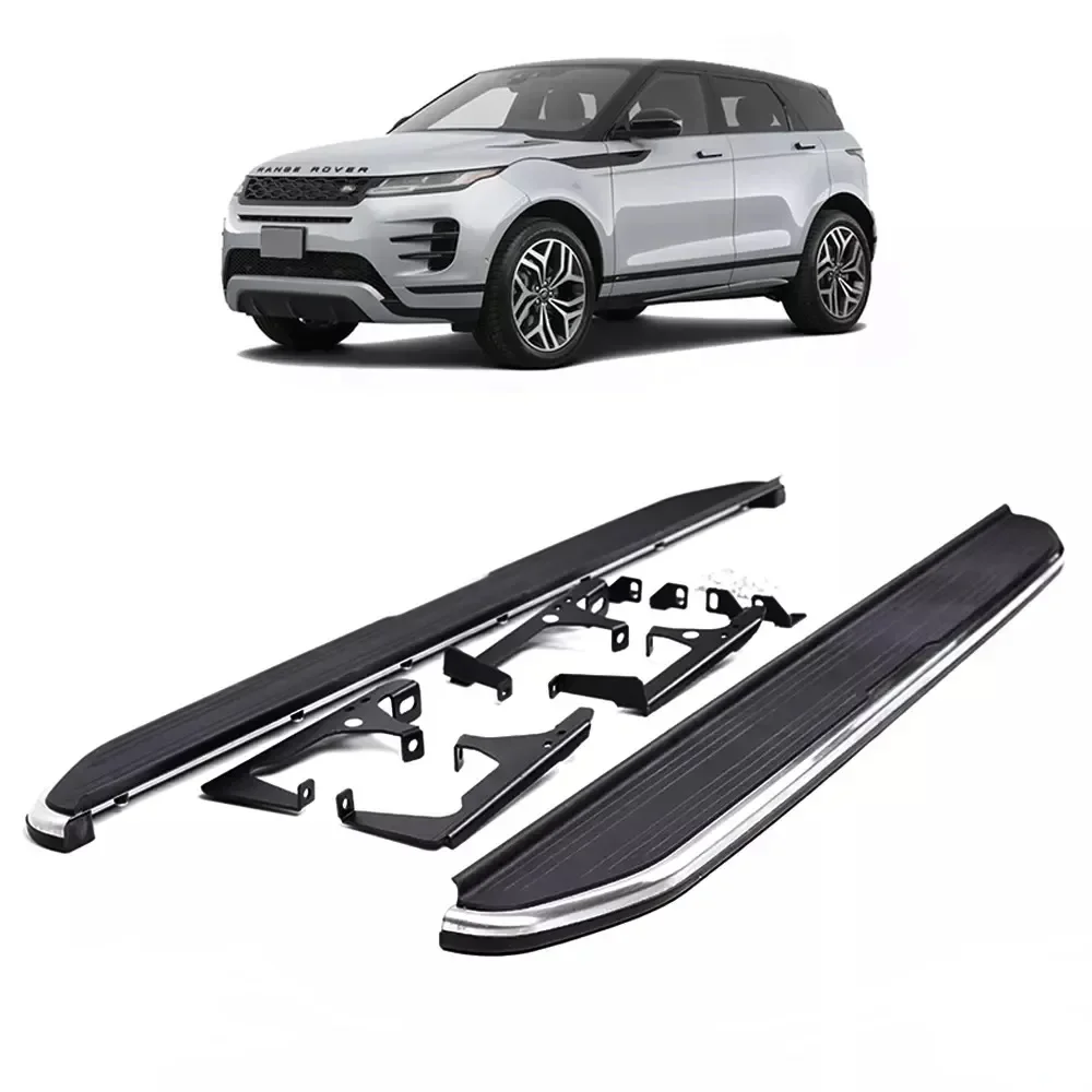 For RANGE ROVER EVOQUE 2020 Side Pedal Pedal OE Style Black/Silver