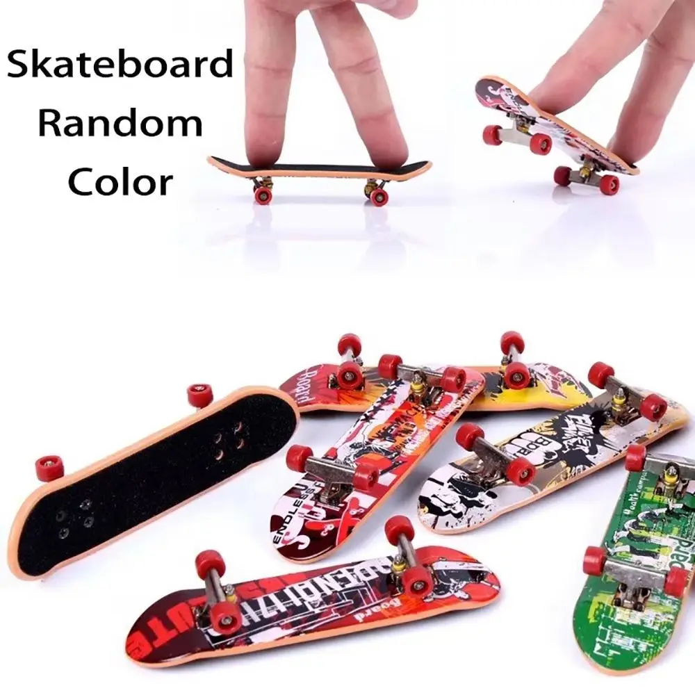 1Set Durable Fingers Training Skate Park Ramp Set Funny Plastic Tech Practice Deck Black Finger Skateboards Extreme Sport