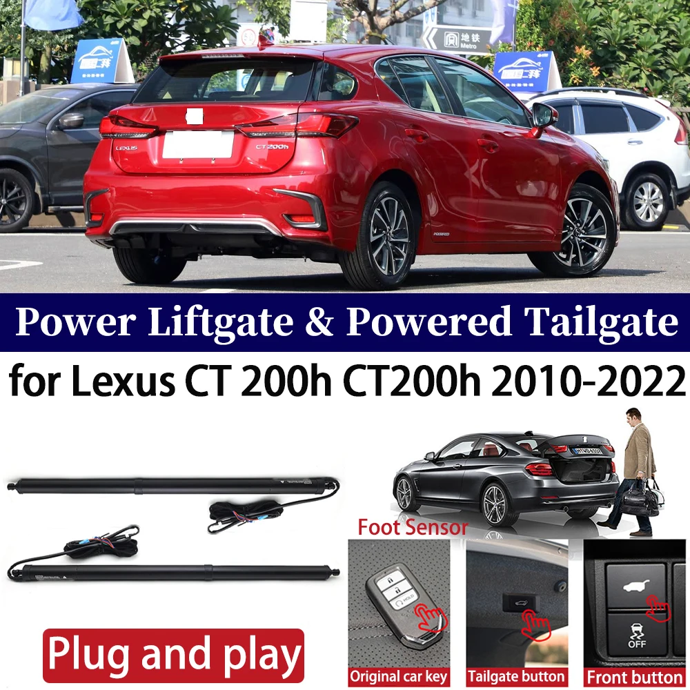 

ZhuCamX for Lexus CT 200h CT200h 2010-2022 Car Power Liftgate Automatic One-Click Powered Tailgate Strut Plug and paly
