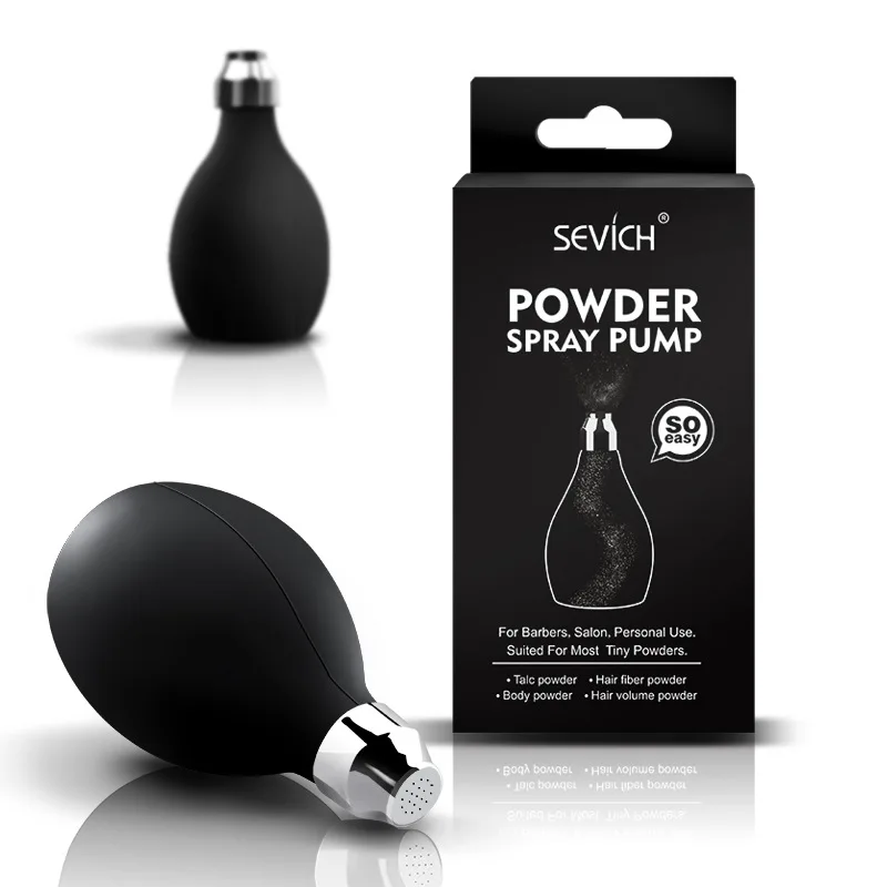 Sevich Powder Applicator Hair Fiber Spray Pump Tool Easy Usage Hair Powder Spray Nozzle Pump Hair Sprays For Hair Loss Extension