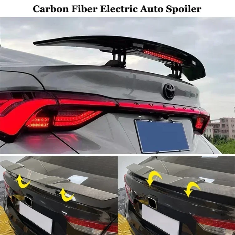 Newest Carbon Fiber Electronic Car Rear Wing Spoiler Automatic Car Rear Spoiler For KIA Cerato 2010-2022