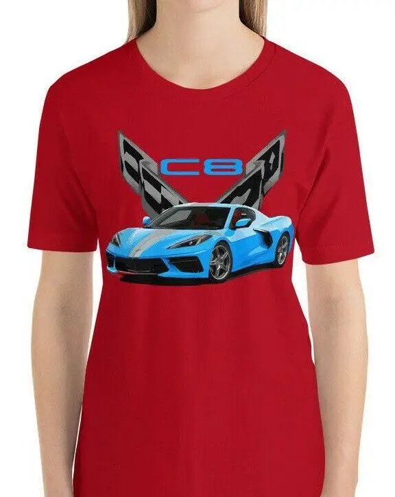 2020 Rapid Blue C8  T Shirt