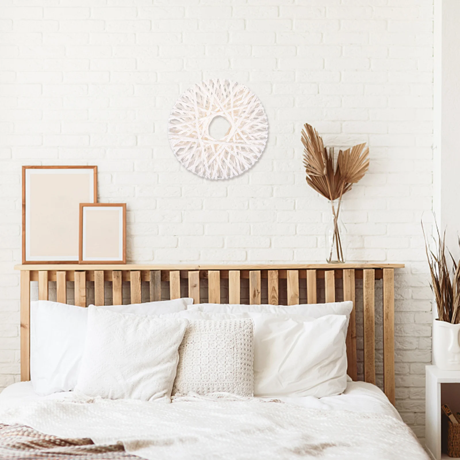 

Chinese Style Wall Woven Disc Decor Living Room Bedroom Garden Balcony Wall Art Decoration Party Diy Ornaments