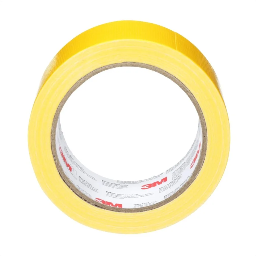 Fita adesiva colorida multiuso amarela com adesivo forte e resistente à água Fita adesiva multisuperfície para ambientes internos e externos