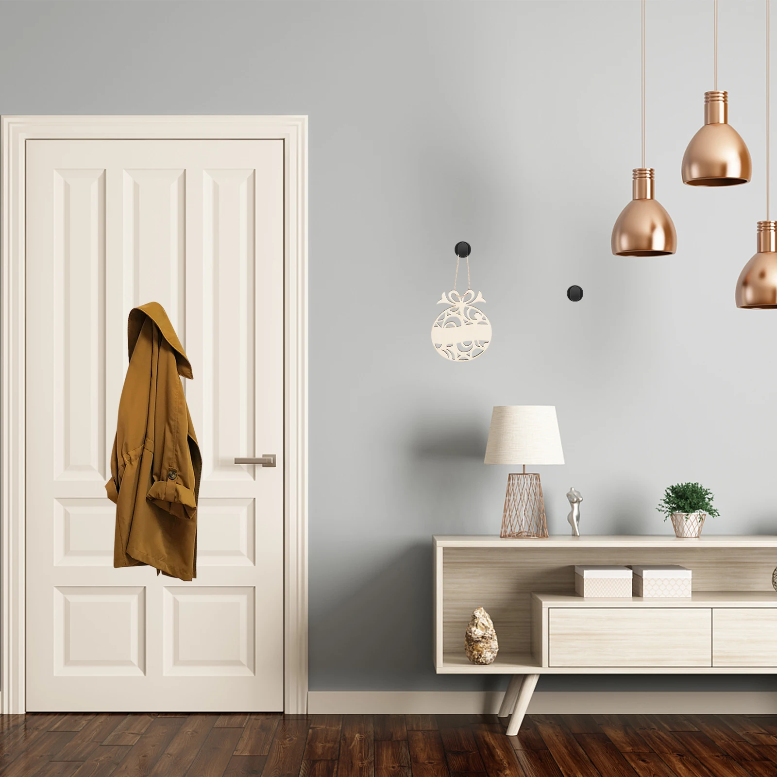 

10Pcs Car Hook High Durability Plastic Self Adhesive Storage Organizer Key Holder for Car Home Office Closet Self Adhesive Hooks