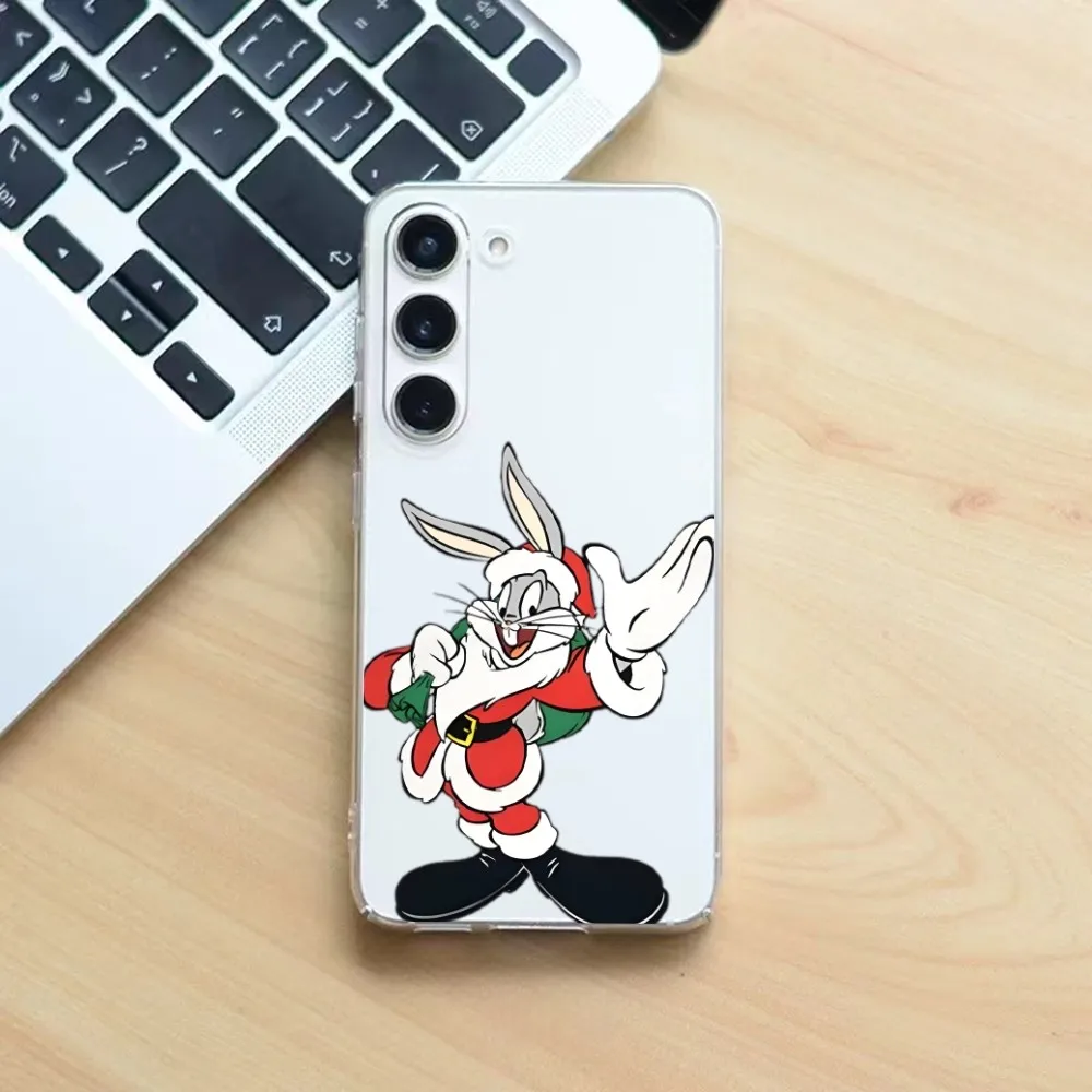 B-bugs B-bunny Cartoon Phone Case For Samsung Galaxy A52 A12 A51 S21 Edge S22ULTRA S23 S20LITE Plus Ultra Transparent Cover