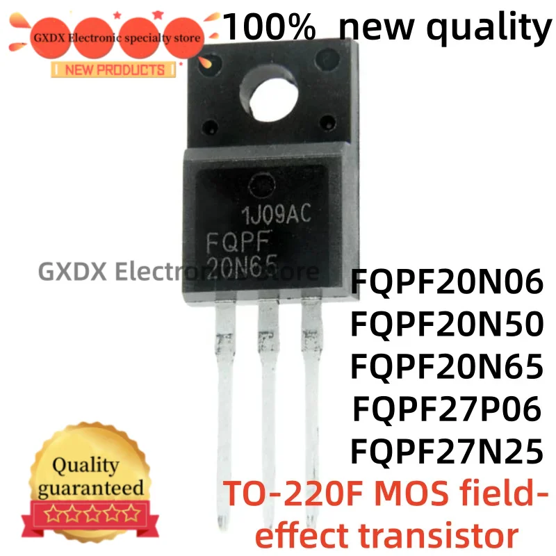 10-20Uds 100% nuevo FQPF27P06 27P06 FQPF27N25 FQPF20N06 20N06 FQPF20N50 20N50 FQPF20N65 20N65 TO220F MOS field-effect transistor