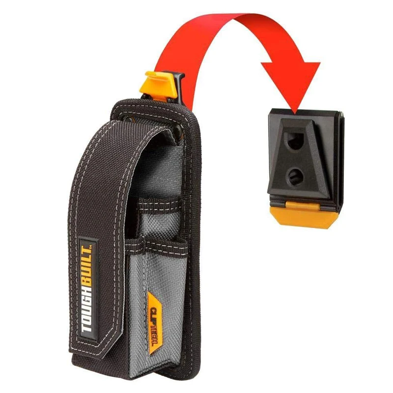 Toughbuilt TOU-CT-34-B Meter Tester Pouch Electrical Pough For Meter  Rivet Reinforcement Durable Tool Waist Bag