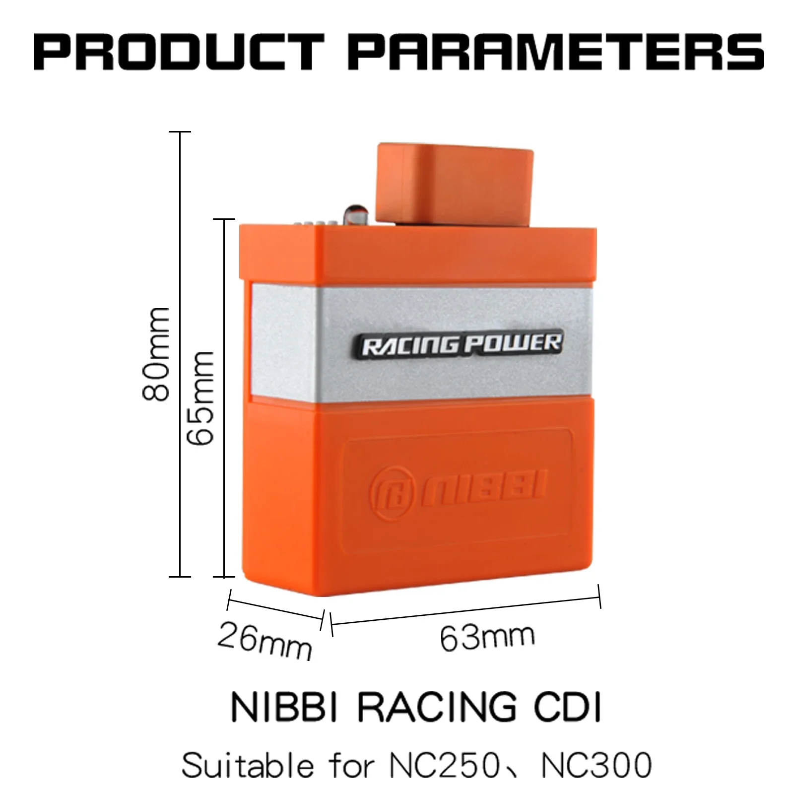 NIBBI CDI Box bobina de encendido CDI Racing para motor ZhongShen NC250 NC300 D9RIV juego de bujías de iridio piezas de motocicletas todoterreno