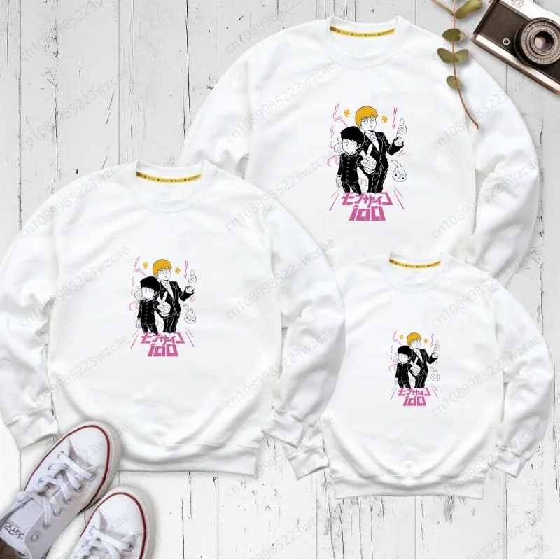 

Mob Psycho 100 One Anime Manga Shigeo Kageyama Kids Boys Printed Sweatshirt Funny Hoodie Autumn Long Sleeve Kids Clothes