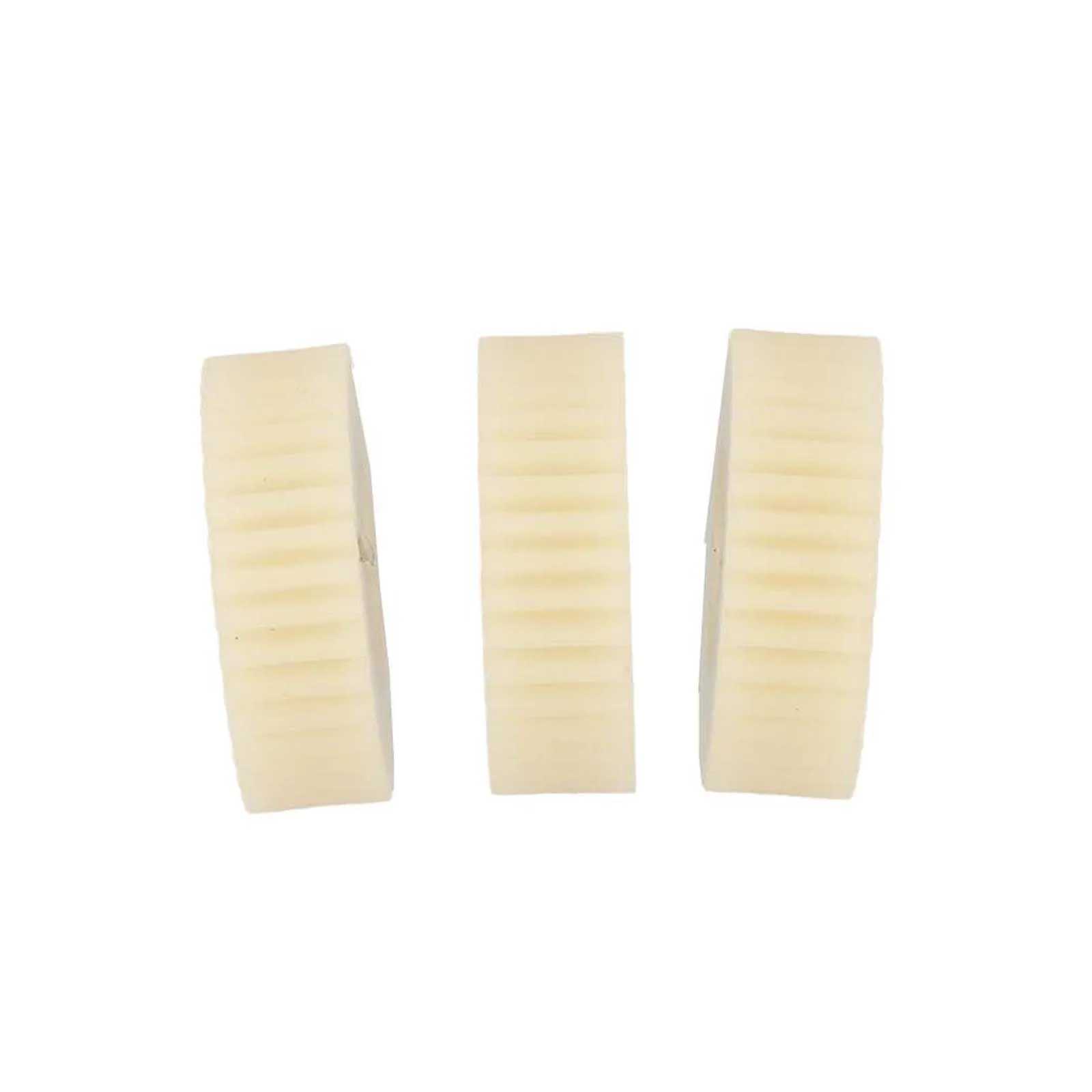 3 Buah Gigi dengan Bantalan 36 Gigi Nilon Putih 38*38*12Mm Bantalan Diameter Dalam 8Mm Aksesori Sepeda Listrik untuk Motor Bafang