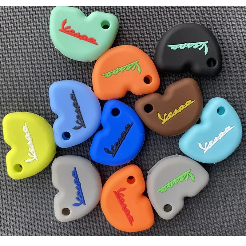 28 color rubber motor key cover protector for Vespa piaggio  super 300 Gilera Nexus 500 new fly gts motor key