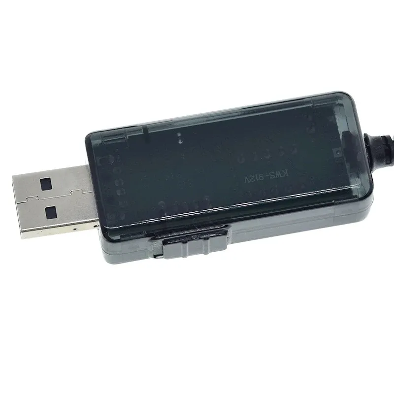 USB-Boost-Konverter DC 5 V auf 9 V 12 V USB-Aufwärtswandlerkabel + 3,5 x 1,35 mm Anschluss für Netzteil/Ladegerät/Stromrichter